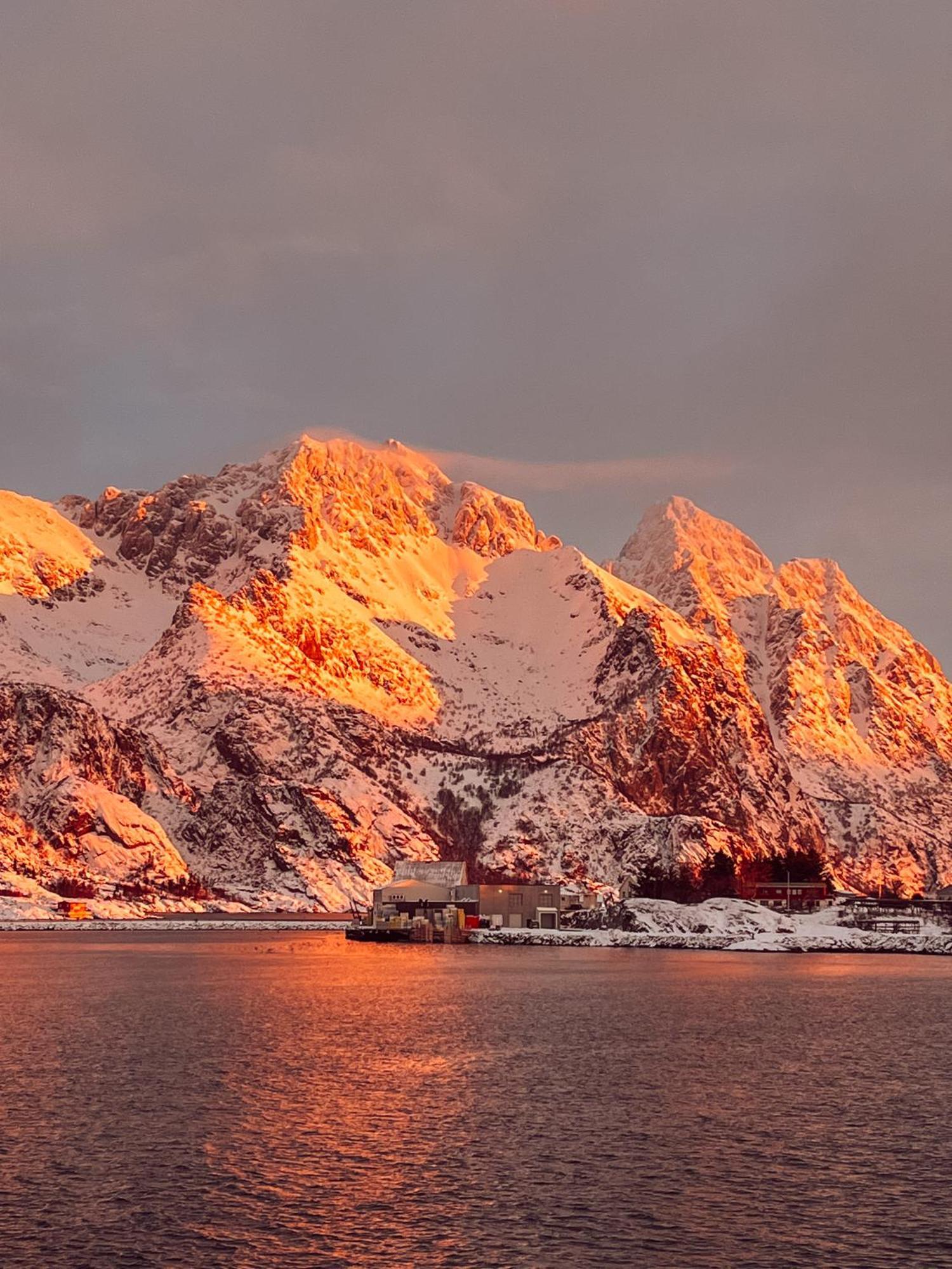 Finnholmen Brygge Henningsvaer Bagian luar foto